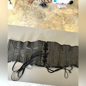 Vintage goth corset